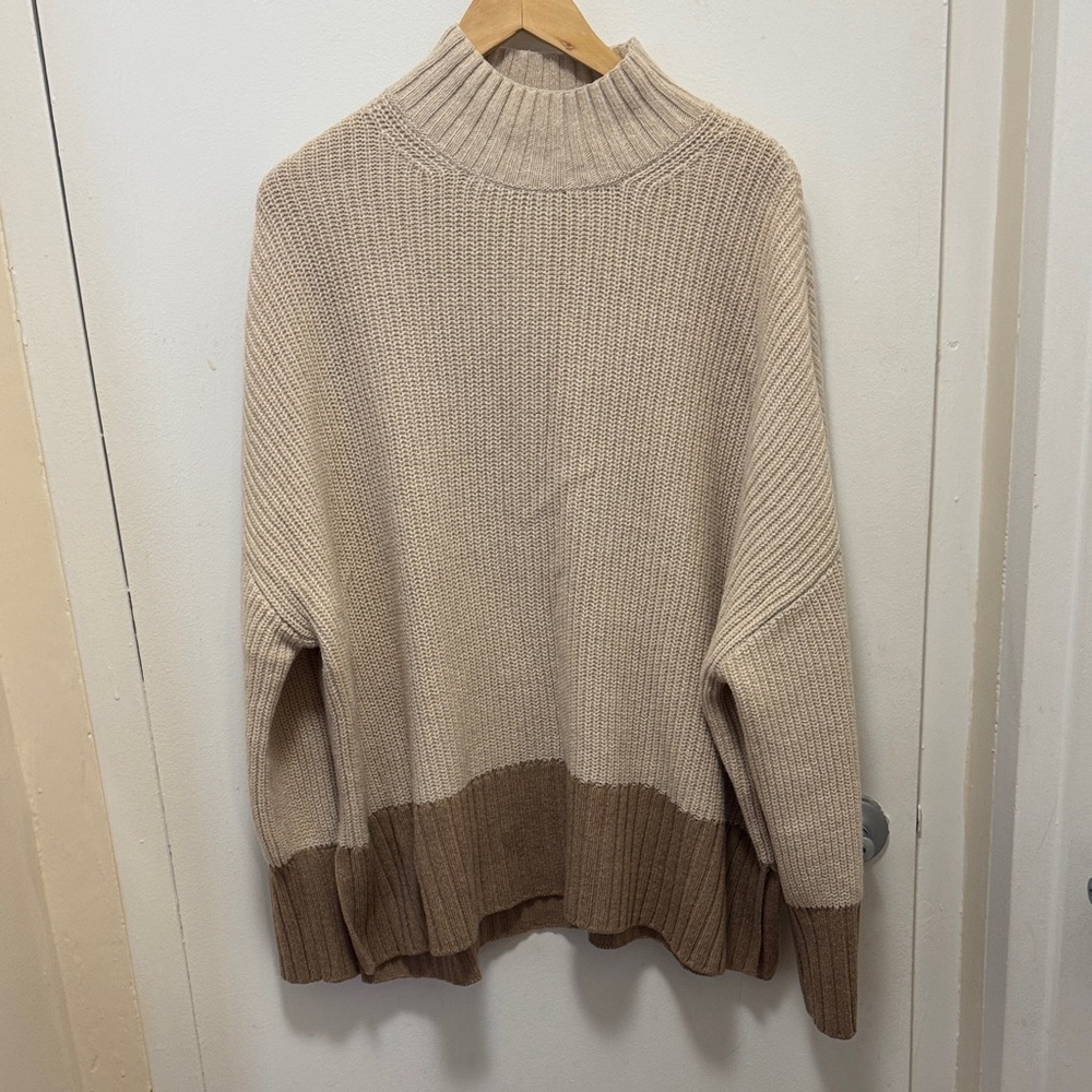 Elsa High Neck Two- Tone Barbour Women's Sweater